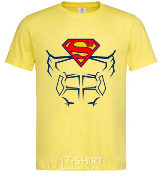 Men's T-Shirt Superman Press cornsilk фото