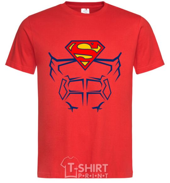 Men's T-Shirt Superman Press red фото