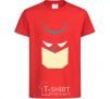 Kids T-shirt Batman minimal red фото