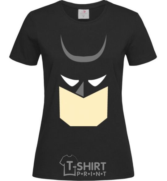 Женская футболка Бэтмен минимал Черный фото