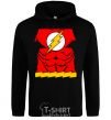 Men`s hoodie Flash costume V.1 black фото