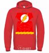 Men`s hoodie Flash costume V.1 bright-red фото