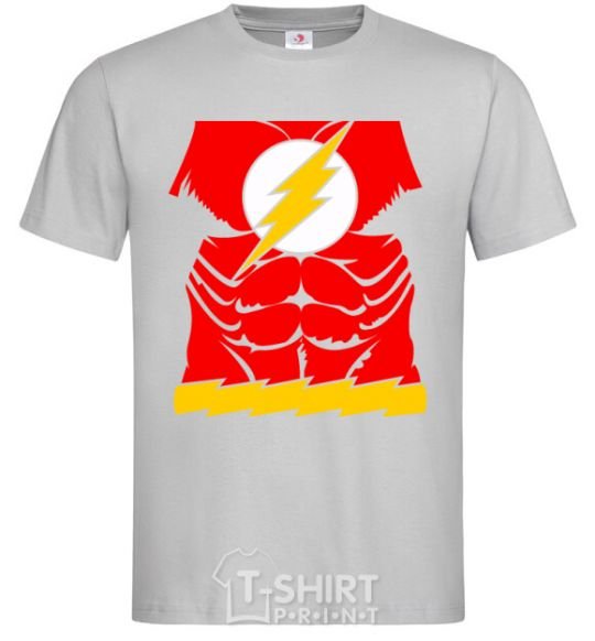 Men's T-Shirt Flash costume V.1 grey фото