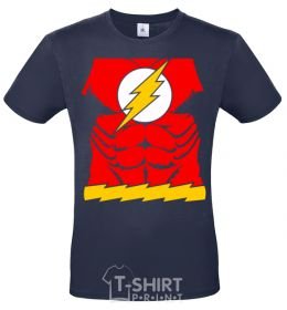 Men's T-Shirt Flash costume V.1 navy-blue фото