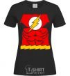 Women's T-shirt Flash costume V.1 black фото