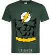 Мужская футболка Flash costume Темно-зеленый фото