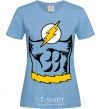 Женская футболка Flash costume Голубой фото