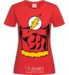 Women's T-shirt Flash costume red фото