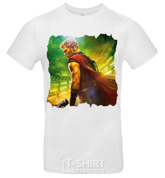 Men's T-Shirt Thor Ragnarok White фото