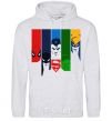 Men`s hoodie Superheroes sport-grey фото