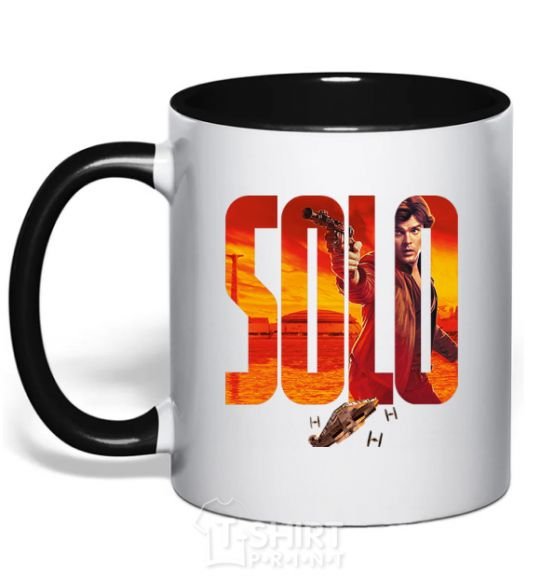 Чашка с цветной ручкой Solo Star Wars story Черный фото