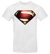 Men's T-Shirt Superman full color logo White фото