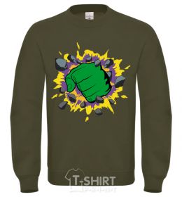 Sweatshirt Hulk smashing sand фото