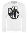 Sweatshirt Hulk superhero White фото