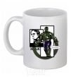 Чашка керамическая Hulk superhero Белый фото