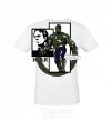 Men's T-Shirt Hulk superhero White фото