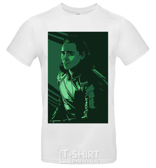 Men's T-Shirt Loki geometry White фото