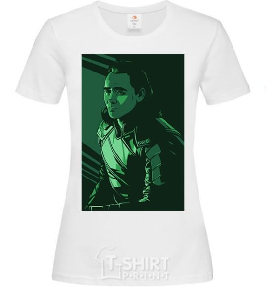 Women's T-shirt Loki geometry White фото