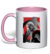 Mug with a colored handle Avengers Thor light-pink фото