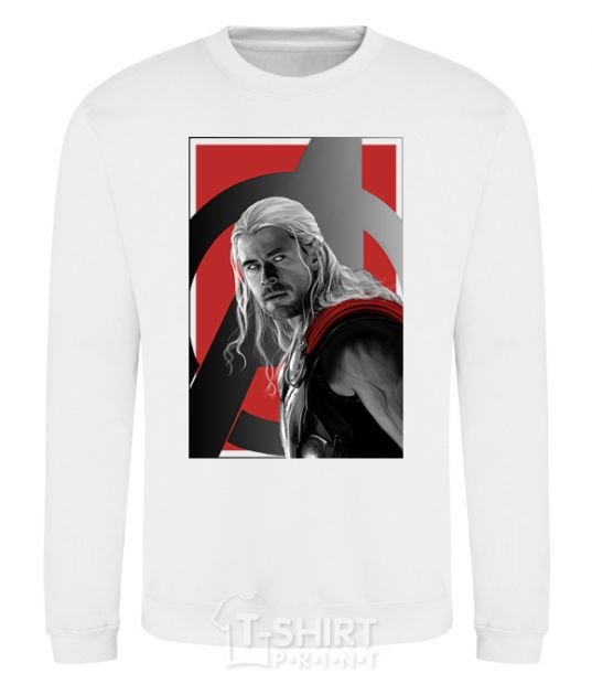 Sweatshirt Avengers Thor White фото