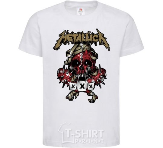 Kids T-shirt Metallica XXX White фото