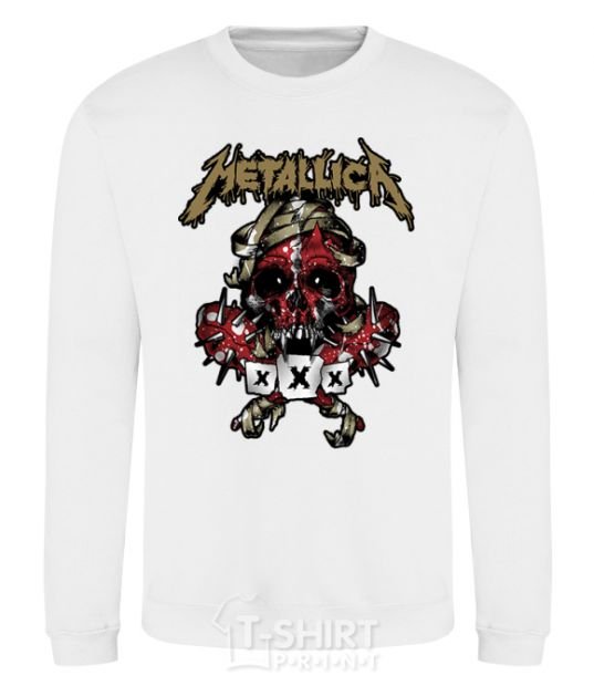 Sweatshirt Metallica XXX White фото