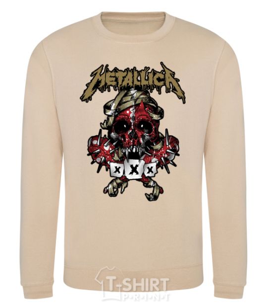 Sweatshirt Metallica XXX sand фото