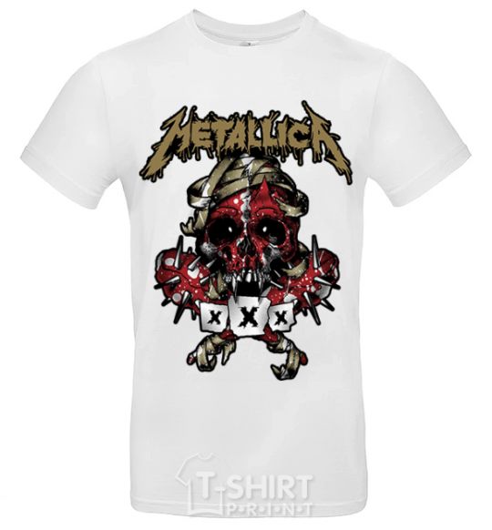 Men's T-Shirt Metallica XXX White фото