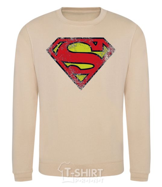 Sweatshirt Broken logo Superman sand фото