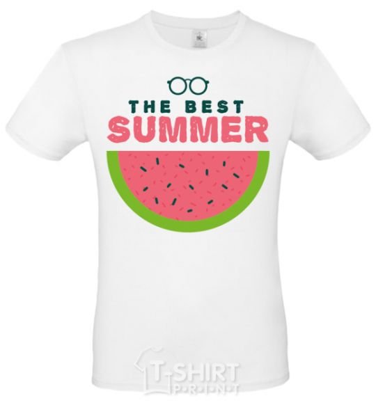 Men's T-Shirt The best summer White фото