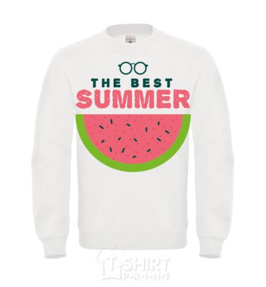 Sweatshirt The best summer White фото