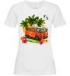 Women's T-shirt Surf bus White фото