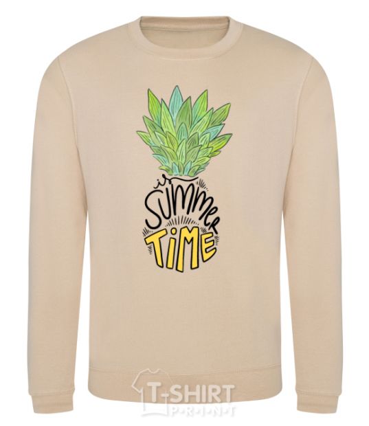 Sweatshirt Pineapple is summer time sand фото