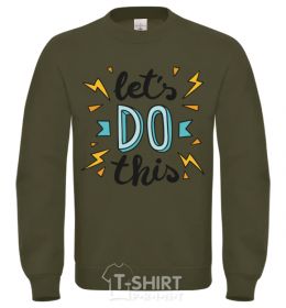 Свитшот Let's do this Песочный фото