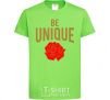 Kids T-shirt Be unique orchid-green фото