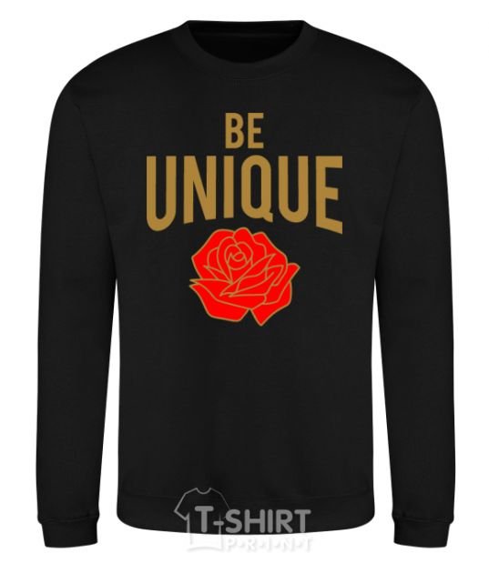 Sweatshirt Be unique black фото