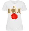 Women's T-shirt Be unique White фото