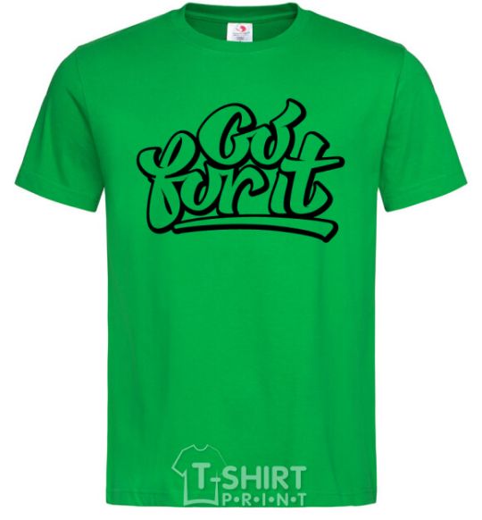 Men's T-Shirt Go for it kelly-green фото