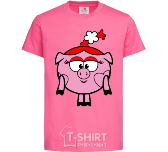 Kids T-shirt Nyusha the pig heliconia фото