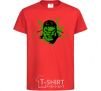 Детская футболка Angry Hulk зелений Красный фото