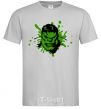 Мужская футболка Angry Hulk зелений Серый фото