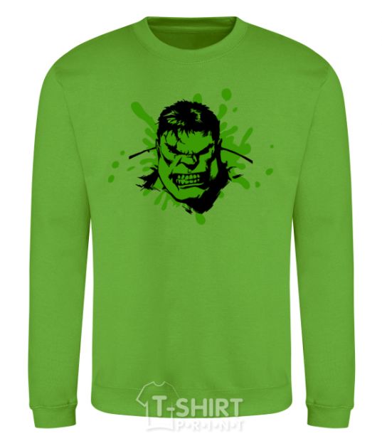 Sweatshirt Angry Hulk green orchid-green фото