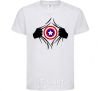 Kids T-shirt Costume Captain America White фото