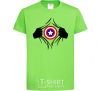 Kids T-shirt Costume Captain America orchid-green фото