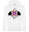 Men`s hoodie Costume Captain America White фото