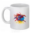 Ceramic mug Superman splash White фото