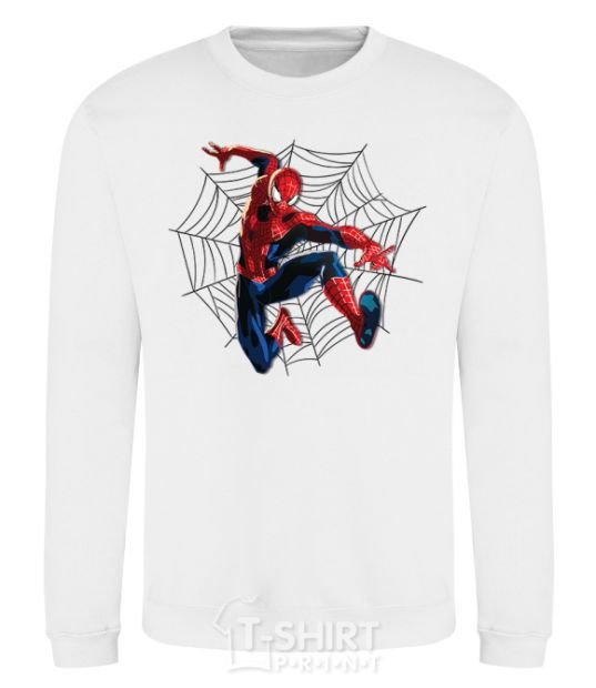 Sweatshirt Web Spider-Man White фото