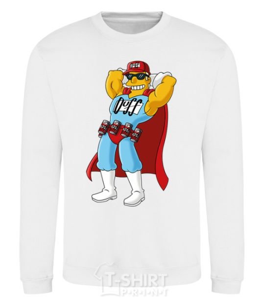 Sweatshirt Duffman White фото