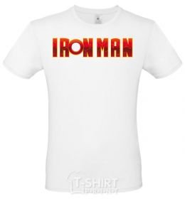 Men's T-Shirt Ironman logo White фото