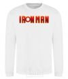 Sweatshirt Ironman logo White фото